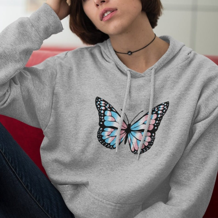 Transgender Butterfly Hoodie - On Trend Shirts