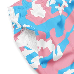 Transgender Camouflage Swim Trunks - On Trend Shirts