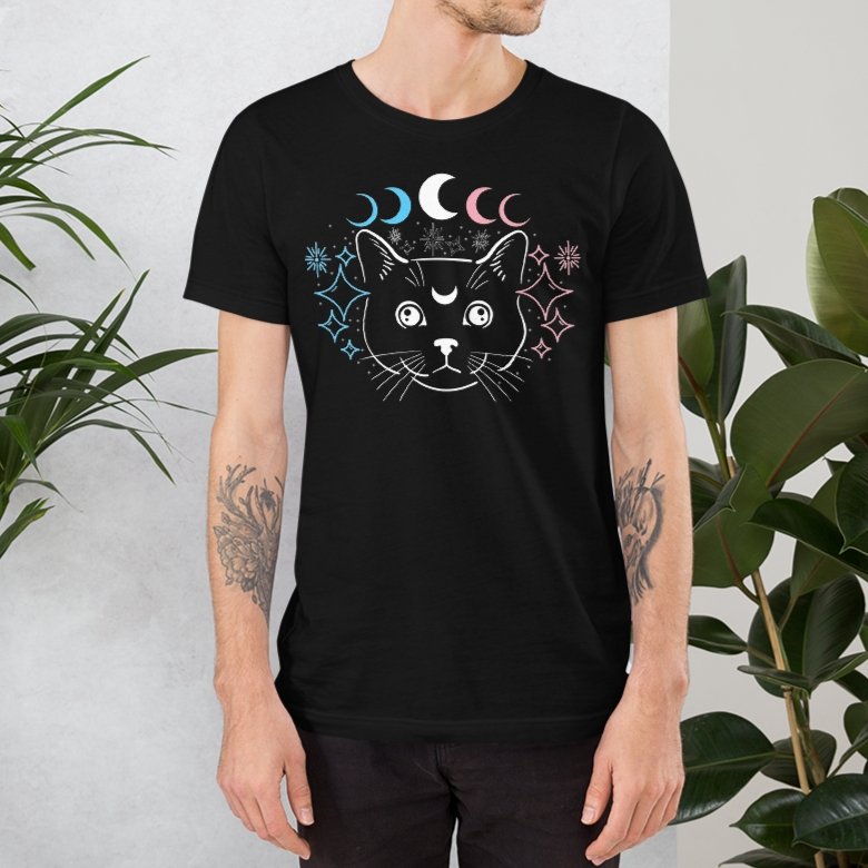 Transgender Celestial Cat Shirt - On Trend Shirts