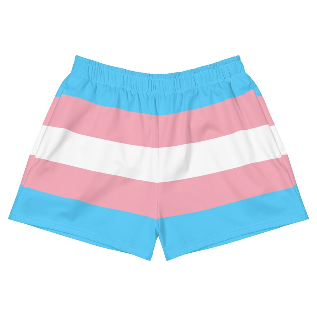 Transgender Flag Athletic Shorts - On Trend Shirts