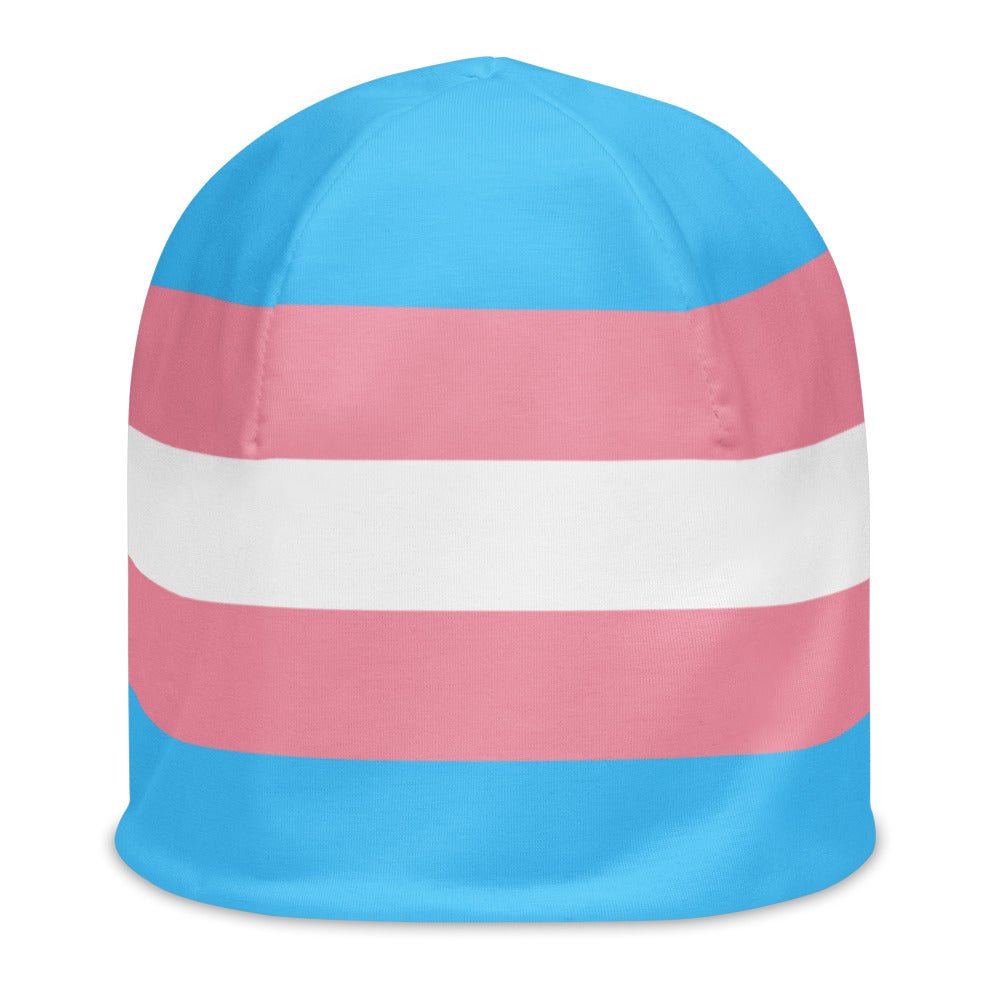 Transgender Flag Beanie - On Trend Shirts