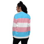Transgender Flag Bomber Jacket - On Trend Shirts