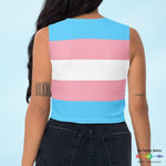 Transgender Flag Crop Top - On Trend Shirts