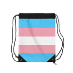 Transgender Flag Drawstring Bag - On Trend Shirts