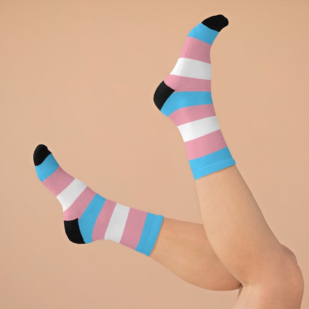 Transgender Flag Socks | LGBTQ+ Pride Socks - On Trend Shirts – On ...