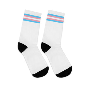 Transgender Flag Socks - white - On Trend Shirts