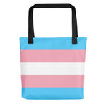 Transgender Flag Tote Bag - On Trend Shirts