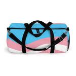 Transgender Flag Wave Duffel Bag - On Trend Shirts