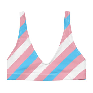 Transgender Recycled Padded Bikini Top - On Trend Shirts