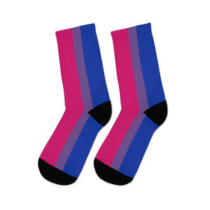 Vertical Bisexual Flag Socks - On Trend Shirts