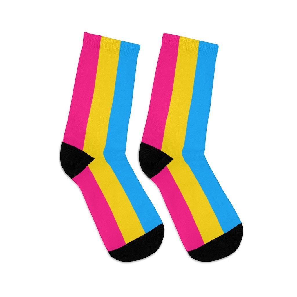 Vertical Pansexual Flag Socks - On Trend Shirts