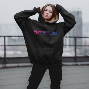 Very Very Tired Bisexual Hoodie - On Trend Shirts