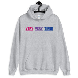 Very Very Tired Bisexual Hoodie - On Trend Shirts