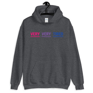 Very Very Tired Bisexual Hoodie - On Trend Shirts